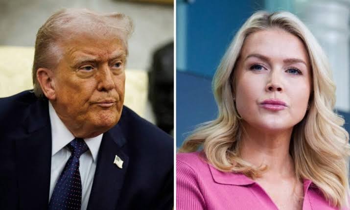 President Trump Tells Press Secretary Karoline Leavitt She's Doing 'a  Terrible Job' in Awkward Moment