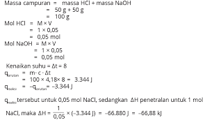 Perubahan entalpi dapat ditentukan melalui percobaan dengan mengukur perubahan kalor selama reaksi berlangsung. Soal Kimia Bab Termokimia Dan Pembahasannya Myrightspot Com
