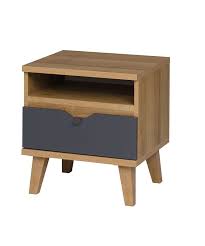 Ookapp Memone Kuldne Tamm Valge Grafiit Table Bedside Table Golden Oak