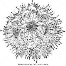 The best collection of sunflower coloring pages for adults. Close Up View Of Bunch Of Sunflowers Coloring Page Sunflower Coloring Pages Flower Coloring Pages Coloring Pages