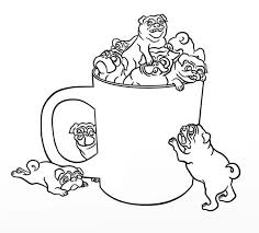 Explore 623989 free printable coloring pages for your kids and adults. Pug In A Cup Coloring Page Color Luna Puppy Coloring Pages Dog Coloring Page Animal Coloring Pages
