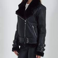 Women S Aviator Raf B3 Sheepskin Fur Shearling Leather Bomber Flying Jacket Arkham Jackets Flying Jacket Leather Bomber Shop Womens Jackets