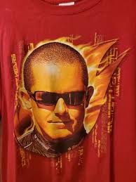 Casey Mears Havoline #42 Chase Authentics T-shirt Size Large Short Sleeve  Red