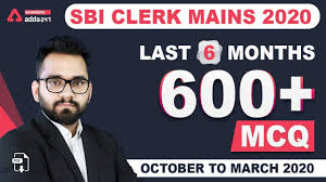 Download ace advanced maths book by adda247 in pdf to prepare for ssc, banking, railways and other competitive examinations. Last 6 Months Current Affairs 2020 Best 600 Current Affairs Mcq For Sbi Clerk 2020 Youtube