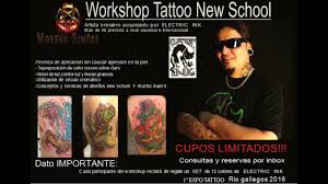 Electric workshop tattoo and body piercing. Workshop New School By Moreno Simoes 1 Expo Tattoo Rio Gallegos Youtube