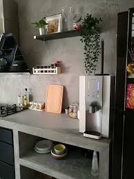 Lepas bancuh, tuangkan diatas table top. Diy Table Top Dapur Novocom Top