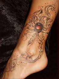 Beautiful Style Bein Tatowierungen Tatowierungen Und Fusskettchen Tattoo