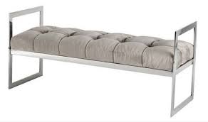 Kontaktieren sie uns, um eine vorbestellung aufzugeben Casa Padrino Luxus Sitzhocker Chesterfield Grau Chrom Hocker Mobel Schlafzimmer Wohnzimmer Luxus Kollektion