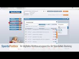 Spardapostbox I Mit Digitalem Kontoauszugsarchiv Youtube