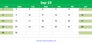 September 2019 Calendar Google Spreadsheet Template Spreadsheet Template Google Spreadsheet 2019 Calendar