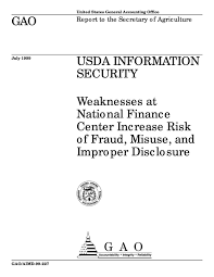 We've made it easy—letting you apply online or in person at one of many locations. Usda Information Security Weaknesses At National Finance Center Increase Risk Of Fraud Misuse And Improper Disclosure Unt Digital Library