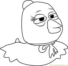 All rights belong to their respective owners. Ms Duck Coloring Page For Kids Free Skunk Fu Printable Coloring Pages Online For Kids Coloringpages101 Com Coloring Pages For Kids