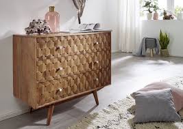 Vintage Kommode Massiv Versandfrei Kaufen Massivmoebel24 In 2020 Akazienholz Mobel Mobel Braun Kommode