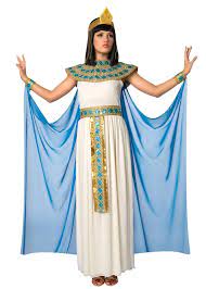 Cleopatra Adult Women's Costume Dress Gown Egyptian Queen Cape Halloween |  eBay