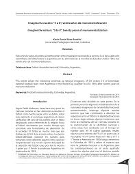 Los medios periodísticos de colombia señalan que el encuentro se jugaría con diez mil personas en el estadio metropolitano de la mencionada ciudad, con una capacidad total para albergar a 46 mil personas. Pdf Imaginar La Nacion 5 A 0 Veinte Anos De Monumentalizacion