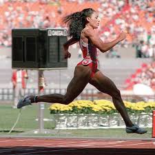 The world records she set in 1988 for both the 100 m and 200 m still stand. Florence Griffith Joyner The Science Of Sport