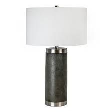 This durable 100% polyester fabric is smooth to the touch and textured to the eye. 26 5 Griffin Wood Poly Resin Table Lamp W White Fabric Drum Shade On Sale Overstock 29207809
