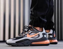 Nike Air Max 270 React Wtr Grey Total Orange 71 99 Free Shipping In 2020 Nike Air Max Air Max Nike Air