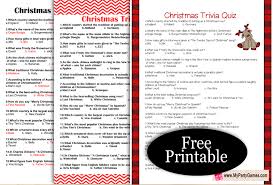 Are you short on time? Free Printable Christmas Trivia Quiz