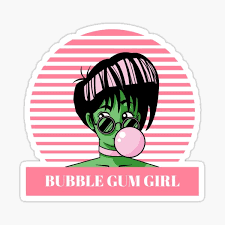Explore tweets of bubblegum club @bubblegumclubbb on twitter. Bubble Gum Girl Stickers Redbubble