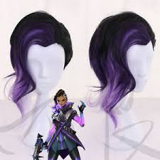Be ready, and summer is approaching. High Quality Game Overwatch Ow Sombra Wig Black Purple Ombre Hair Cosplay Wig Ebay
