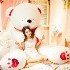 Kawai 78 Super Hug Teddy Bear 200cm Oversize Teddy Panda White Cute Bear Animal Plush Doll Toys Soft Toys Giant Teddy Bear Teddy Bear Girl Bear Stuffed Animal