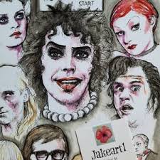 Rocky Horror Picture Show Printable Download, Movie Poster, Horror  Printable Wall Art, Unique Hand Drawn Artwork, Printable Download