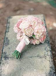Pale pink roses with a few baby's breath filler. 20 Classic Hydrangea Wedding Bouquets Deer Pearl Flowers