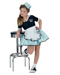 50 S Diner Girl Halloween Costume Halloween Costumes For Girls Girl Costumes Cute Halloween Costumes
