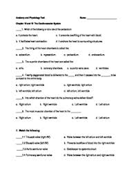 Circulatory Cardiovascular System Test By Calabresi Science Tpt