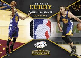 Get the best deals on stephen curry basketball trading cards. Steph Curry S Nba Finals Jersey Makes Latest Panini Eternal Card Blowout Buzz