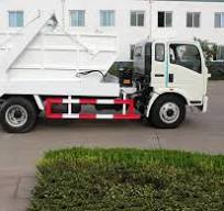 Sinotruck HOWO 8ton Swing Arm Type Skip Loader Garbage Truck Price