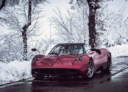 Pagani Huayra In The Snow Pagani Car Pagani Huayra Car Wallpapers