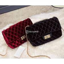 Tas branded channel impor untuk wanita. Tas Pesta Wanita Terbaru Clutch Bag Selempang Import Murah Bludru Di Batam Tribunjualbeli Com
