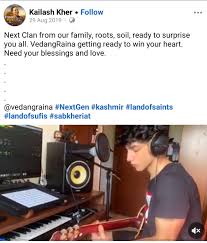 Vedang Raina, Kailash Kher ka rishtedaar hai, toh woh nepo kid hai. Kam se  kam woh toh ekdum outsider jaise Kartik Aryan ya Vikrant Massey se zyada  privileged hai. : rBollyBlindsNGossip