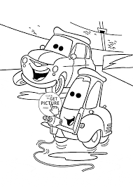 Pin On Cars Coloring Pages