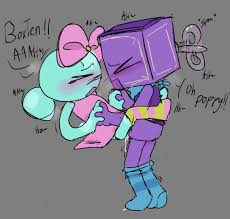 dandys world, boxten (dandys world), poppy (dandys world), bonessss,  1boy - R34 Vault