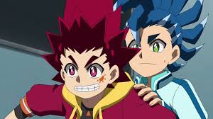 The Boy With Red Hair And Clothes Whose Face Looks A Lot Like Valt S Face Except The Color Of The Eyes Is C Beyblade Characters Little Brothers Boys Blue Hair