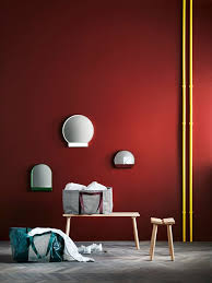 1001 Ideen Zum Thema Welche Farbe Passt Zu Rot Roten Wande Roter Lampenschirm Rote Wohnzimmer