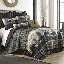 Moose lodge brings a sense of the untamed wilderness into your bedroom. Hidden Valley Lodge Quilt Set With King Quilt And Two Standard Pillow Shams Donna Sharp King Bedding Set 3 Piece Machine Washable Bedding Linen Home Urbytus Com