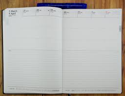 The hobonichi logo and the year appear on the spine for easy reference when storing the planner in a bookshelf. A Plethora Of Japanese Planners The Well Appointed Desk