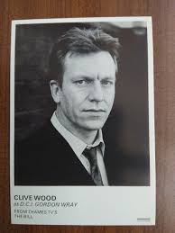 CLIVE WOOD *D.C.I. Gordon Wray* THE BILL NOT SIGNED CAST PHOTO CARD FREE  POST