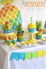 Aloha Summer Party Kara S Party Ideas Karas Party Ideas Party Cake Table Party