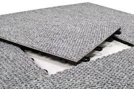 Modular Interlocking Carpet Tiles Premium Gray Floor Carpet Tiles Carpet Tiles Basement Flooring Options