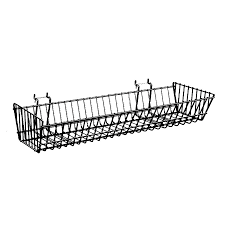 Hanging wire basket decorative baskets. Multi Fit Wire Baskets 24 Inch X 10 Inch X 5 Inch Retail Slatwall And Gridwall Displays By Grand Benedicts Store Fixtures