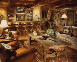 Built And Designed To Feel Like An Old Western Lodge Movie Theater Gym Themed Bedrooms Log Home Interiors Western Interior Western Interior Design