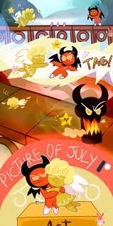 I will travel the world to hold your hand/ — Picture of July [Angel Cookie/Devil  Cookie...