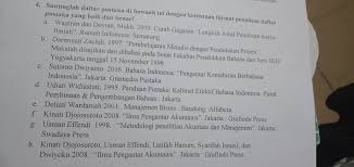 Dec 30, 2019 · contoh soal karya ilmiah dan kunci jawabannya. Penulisan Daftar Pustaka Yang Benar Brainly Co Id
