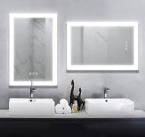 Custom Size Wall Mount Fog Resistant Large Small Illuminated ...