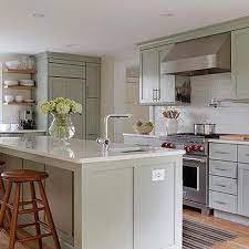 I finally felt like the kitchen was complete and was my style. Sage Green Kitchen Cabinets Design Ideas